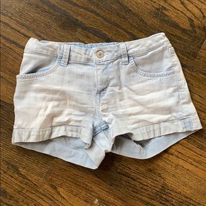 Girls Levi Denim Shorts